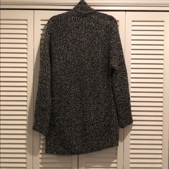 NWT Gap Black & White Cozy Heavy Knit Cardigan S - Picture 5 of 6